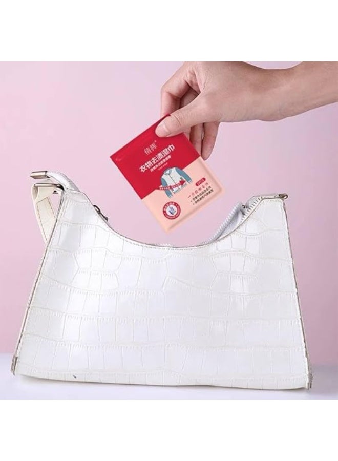 Concentrated wet cleaning wipes for clothes – 20 wipes, 2 packs | Removes stains easily and quickly, ideal for travel, home, and office - Image 2